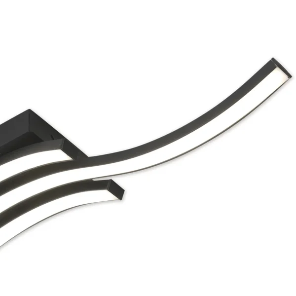 PLAFON DE TETO LED 20 W 4000K PRETO EVANDER