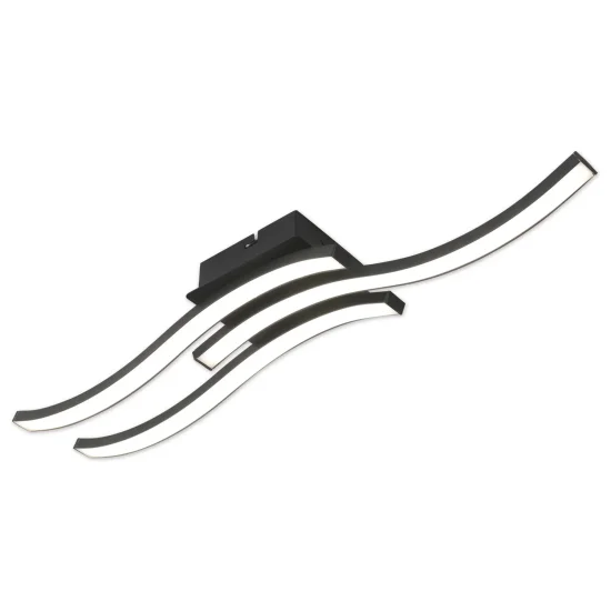 PLAFON DE TETO LED 20 W 4000K PRETO EVANDER