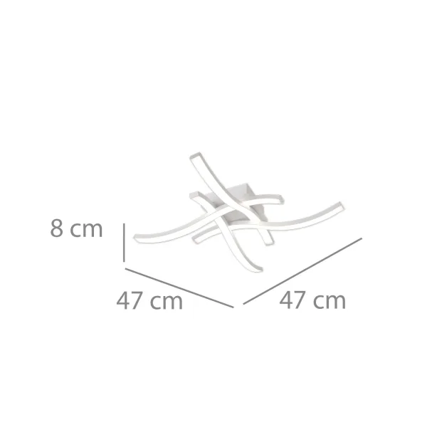 PLAFON DE TETO LED 22 W 4000K BRANCO EVANDER