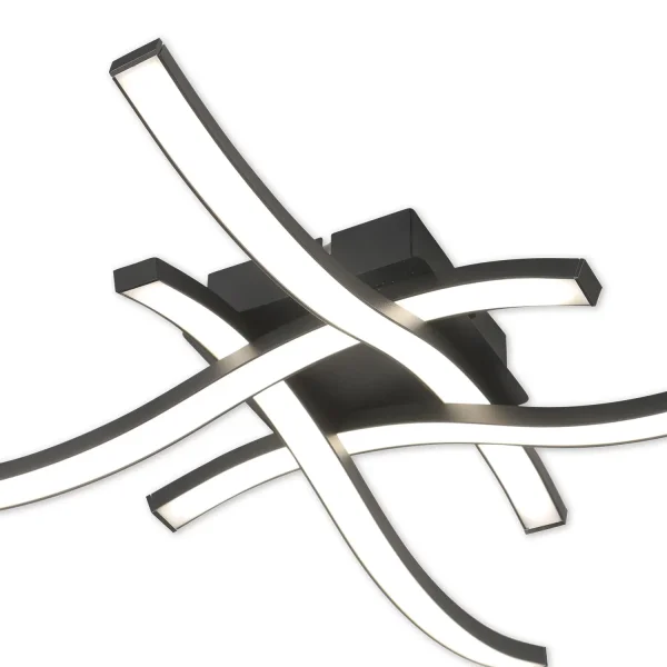 PLAFON DE TETO LED 22 W 4000K PRETO EVANDER