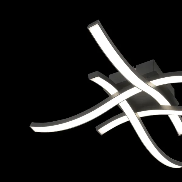 PLAFON DE TETO LED 22 W 4000K PRETO EVANDER