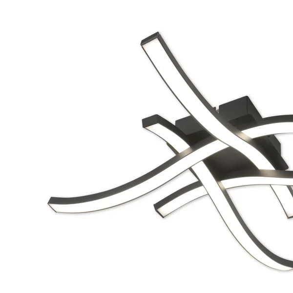 PLAFON DE TETO LED 22 W 4000K PRETO EVANDER