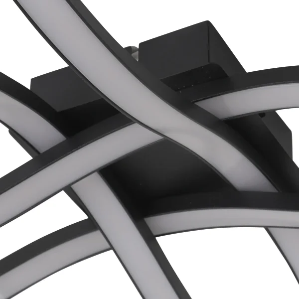 PLAFON DE TETO LED 22 W 4000K PRETO EVANDER