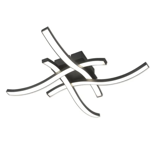 PLAFON DE TETO LED 22 W 4000K PRETO EVANDER