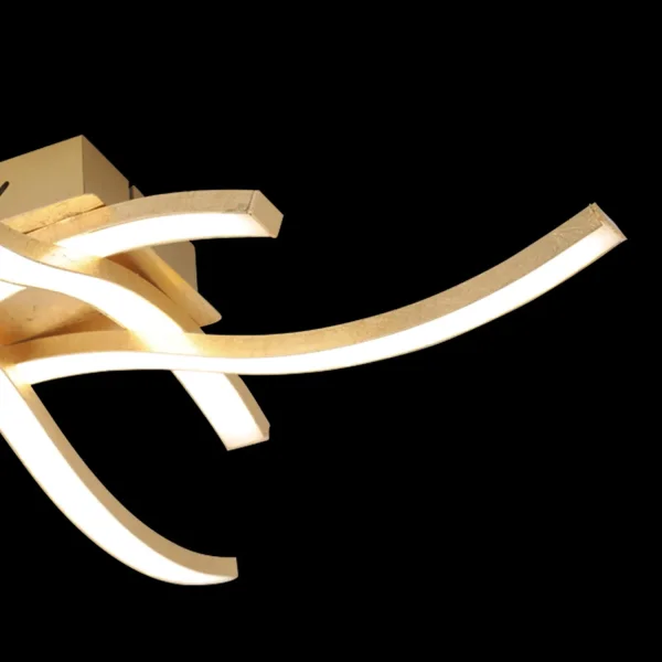 PLAFON DE TETO LED 22 W 4000K FOLHA DE OURO EVANDER