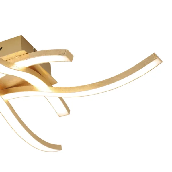 PLAFON DE TETO LED 22 W 4000K FOLHA DE OURO EVANDER