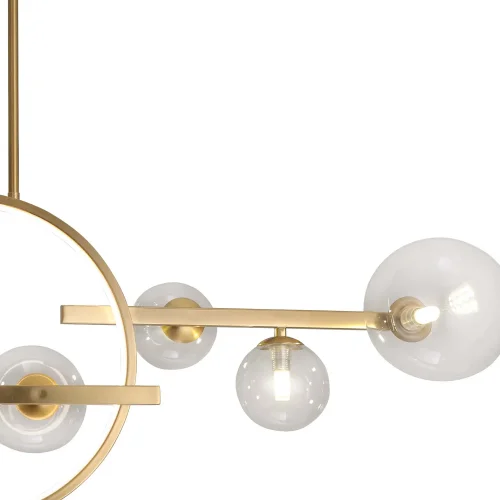 Candeeiro de Teto 8 Luzes Ferro Dourado Nicoletta| Lúzete