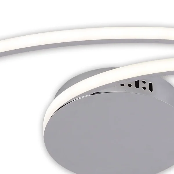 PLAFON DE TETO LED ALETHIA 40W REGULÁVEL CROMO