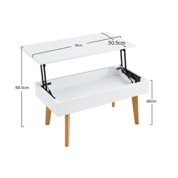 MESA ELEVATÓRIA BRANCA GARZA