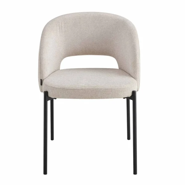 CADEIRA ESTOFADA AREIA CLOTILDE