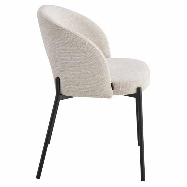 CADEIRA ESTOFADA AREIA CLOTILDE