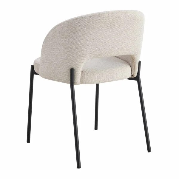 CADEIRA ESTOFADA AREIA CLOTILDE