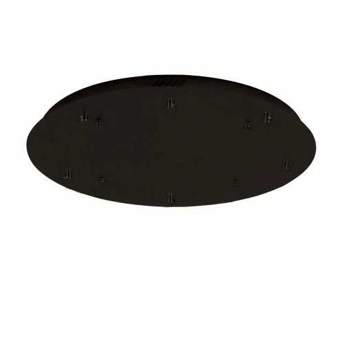 BASE REDONDA 6 LUZES AÇO PINTADO PRETO Ø 65CM