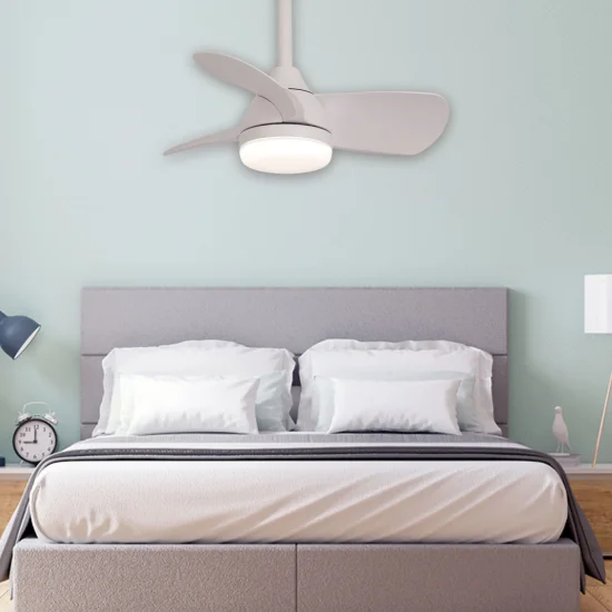 VENTILADOR DE TETO LED 17W REGULÁVEL MOTOR DC BRANCO SIERRA 2
