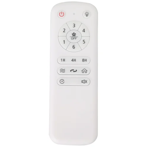 VENTILADOR DE TETO COM LUZ LED 24W REGULÁVEL MOTOR DC BRANCO CASCADE