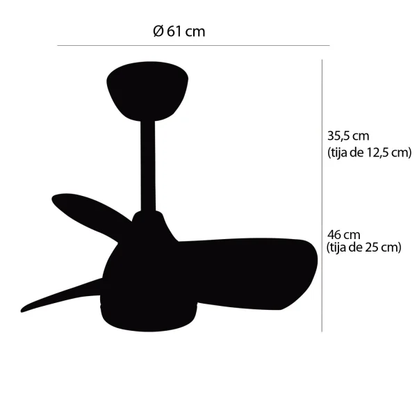 VENTILADOR DE TETO LED 17W REGULÁVEL MOTOR DC MADEIRA CLARA SIERRA VENTILADOR DE TETO LED 17W REGULÁVEL MOTOR DC MADEIRA CLARA SIERRA