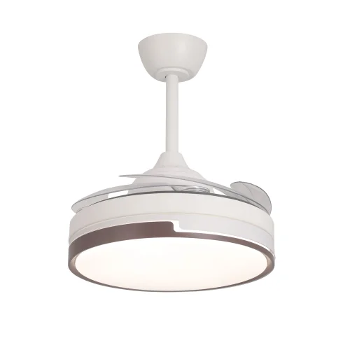 VENTILADOR DE TETO LED 38W REGULÁVEL COM 4 PÁS RETRÁTEIS SKYLER