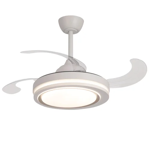 VENTILADOR DE TETO LED 38W REGULÁVEL 4 PÁS PLEGÁVEIS HANOI VENTILADOR DE TETO LED 38W REGULÁVEL 4 PÁS PLEGÁVEIS HANOI