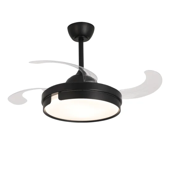 VENTILADOR DE TETO LED 38W REGULÁVEL 4 PÁS PLEGÁVEIS NASHVILLE