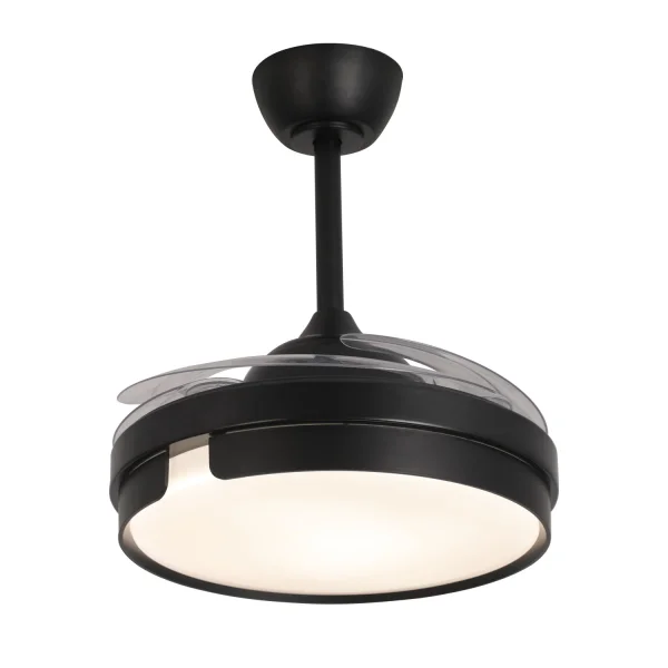 VENTILADOR DE TETO LED 38W REGULÁVEL 4 PÁS PLEGÁVEIS NASHVILLE VENTILADOR DE TETO LED 38W REGULÁVEL 4 PÁS PLEGÁVEIS NASHVILLE