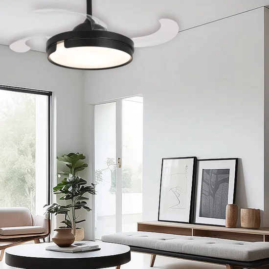 VENTILADOR DE TETO LED 38W REGULÁVEL 4 PÁS PLEGÁVEIS NASHVILLE 2
