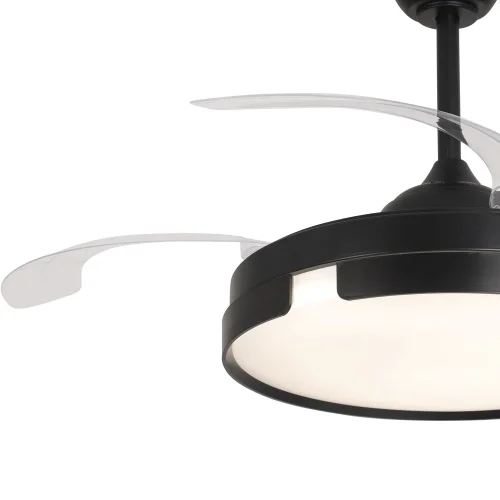 VENTILADOR DE TETO LED 48W REGULÁVEL 4 PÁS RETRÁTEIS NASHVILLE