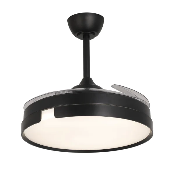 VENTILADOR DE TETO LED 48W REGULÁVEL 4 PÁS RETRÁTEIS NASHVILLE