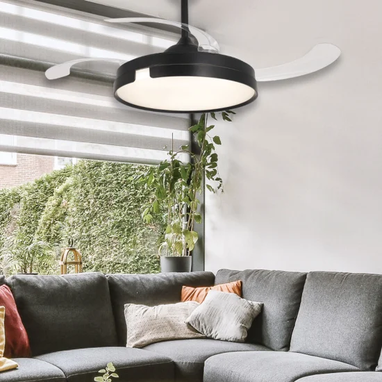 VENTILADOR DE TETO LED 48W REGULÁVEL 4 PÁS RETRÁTEIS NASHVILLE 2