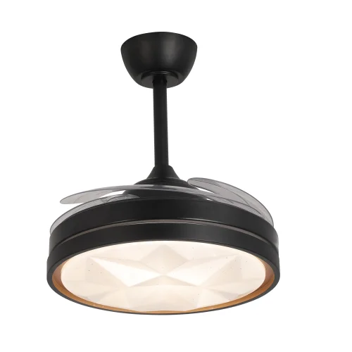 VENTILADOR DE TETO LED 38W REGULÁVEL 4 PÁS PLEGÁVEIS WELLINGTON