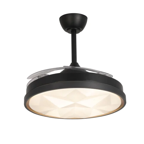 VENTILADOR DE TETO LED 48W REGULÁVEL 4 PÁS RETRÁTEIS WELLINGTON