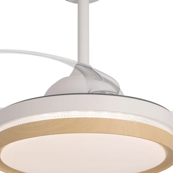 VENTILADOR DE TETO LED 38W REGULÁVEL 4 PÁS DOBRÁVEIS TUCSON VENTILADOR DE TETO LED 38W REGULÁVEL 4 PÁS DOBRÁVEIS TUCSON