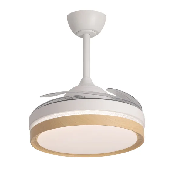 VENTILADOR DE TETO LED 38W REGULÁVEL 4 PÁS DOBRÁVEIS TUCSON VENTILADOR DE TETO LED 38W REGULÁVEL 4 PÁS DOBRÁVEIS TUCSON