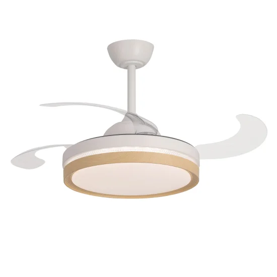 VENTILADOR DE TETO LED 38W REGULÁVEL 4 PÁS DOBRÁVEIS TUCSON