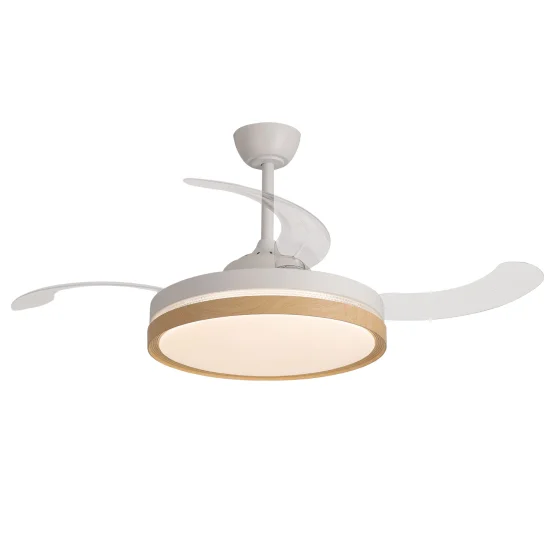 VENTILADOR DE TETO LED 48W REGULÁVEL 4 PÁS DOBRÁVEIS TUCSON