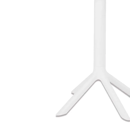 MESA DE JARDIM POLIPROPILENO BRANCO Ø60 CM KORA 2