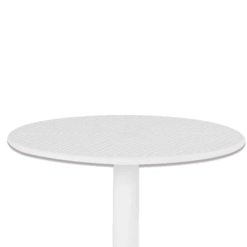 MESA DE JARDIM POLIPROPILENO BRANCO Ø60 CM KORA