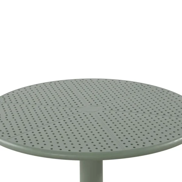 MESA DE JARDIM EM POLIPROPILENO VERDE KALE Ø60 CM KORA