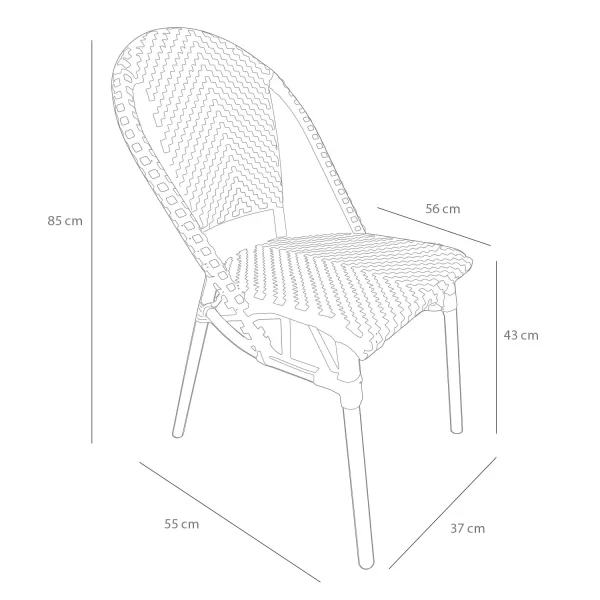 CADEIRA DE JARDIM GRANATE TOULON
