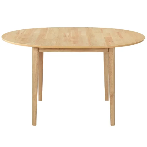 MESA DE JANTAR REDONDA EXTENSÍVEL Ø106 CM MADEIRA LEKA
