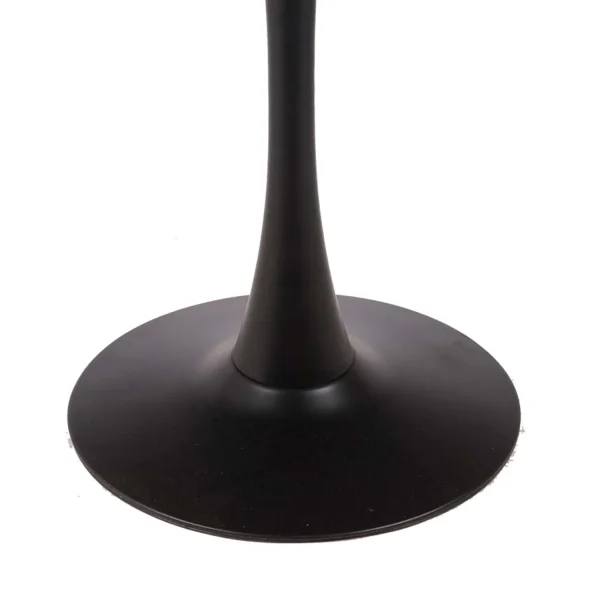 MESA DE JANTAR REDONDA EM MÁRMORE PRETO Ø90 CM SAN ANTONI