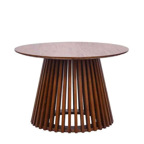 MESA DE CENTRO REDONDA EM MADEIRA NOZ Ø70 CM NEREA