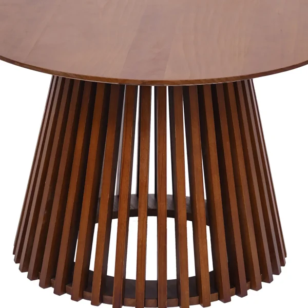 MESA DE CENTRO REDONDA EM MADEIRA NOZ Ø70 CM NEREA