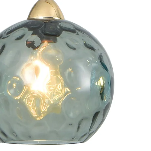 CANDEEIRO DE TETO SUSPENSO 1 LUZ COM ABAT-JOUR FUMADO NERIUM