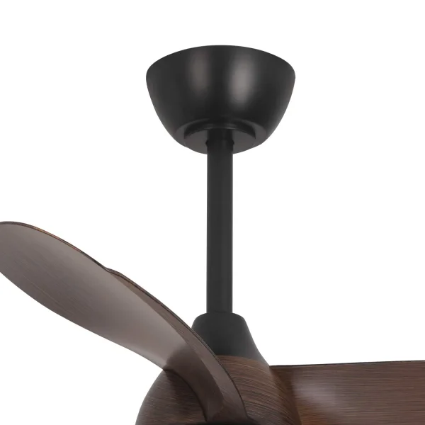 VENTILADOR DE TETO COM LUZ MOTOR DC SIERRA COR NOGUEIRA Ø 91,4 CM VENTILADOR DE TETO COM LUZ MOTOR DC SIERRA COR NOGUEIRA Ø 91,4 CM