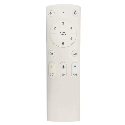 VENTILADOR DE TETO COM LUZ MOTOR DC BELICE BRANCO/MADEIRA CLARA Ø 135,2 CM