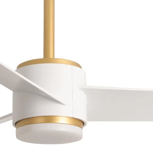 VENTILADOR DE TETO COM LUZ MOTOR DC RAFFAELE BRANCO/DOURADO Ø 132 CM VENTILADOR DE TETO COM LUZ MOTOR DC RAFFAELE BRANCO/DOURADO Ø 132 CM