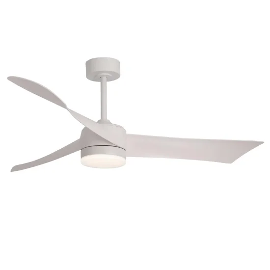 VENTILADOR DE TETO COM LUZ MOTOR DC SALVATORE BRANCO Ø 142 CM
