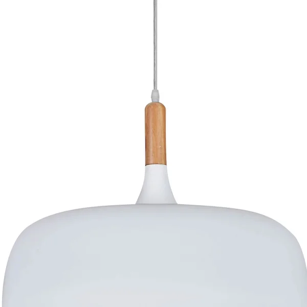 PENDENTE ELLE DE ALUMÍNIO BRANCO PENDENTE ELLE DE ALUMÍNIO BRANCO