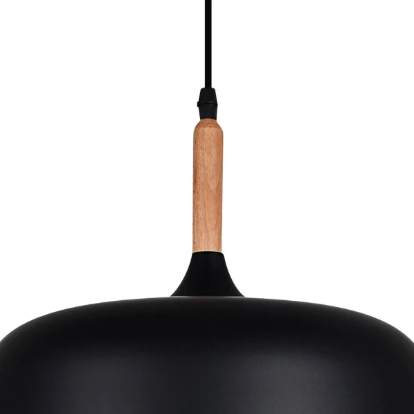 PINGENTE DE ALUMÍNIO PRETO LEAH