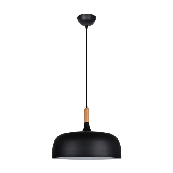 LEAH PENDENTE DE ALUMÍNIO PRETO 48CM LEAH PENDENTE DE ALUMÍNIO PRETO 48CM